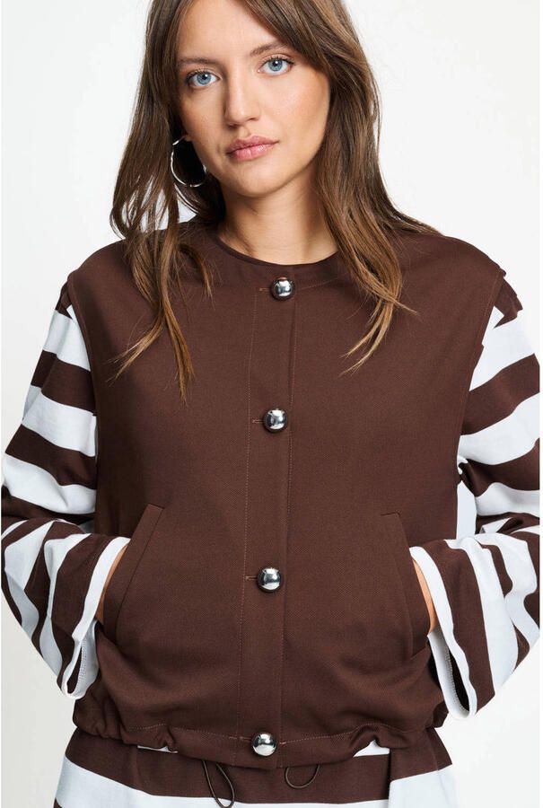 POM Amsterdam gilet bruin