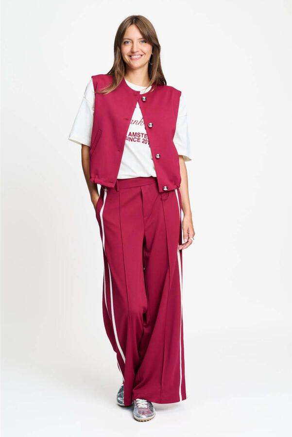 POM AMSTERDAM Dames Blazers Gaya Burgundy Red Bordeaux - Foto 5