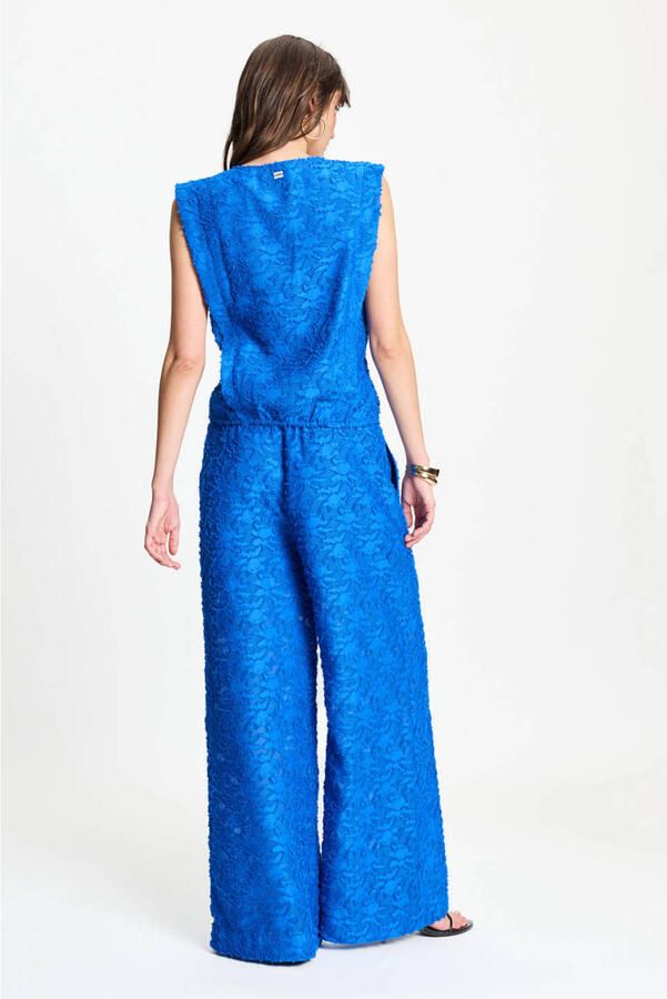 POM Amsterdam high waist broek blauw - Foto 2