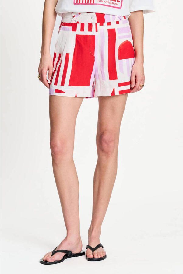 POM Amsterdam high waist casual short multi