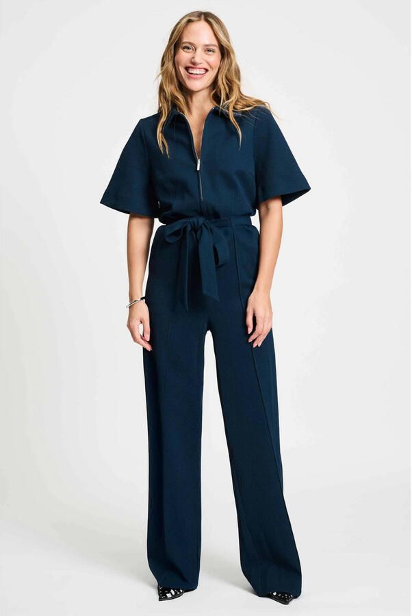 POM Amsterdam jumpsuit donkerblauw
