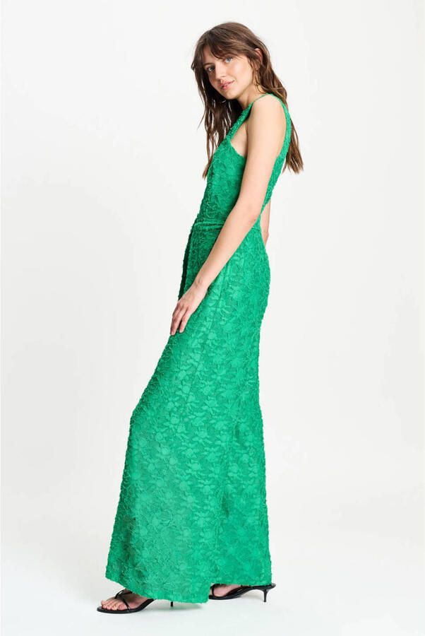 POM AMSTERDAM Dames Jumpsuits Jumpsuit Palm Green Jacquard Groen - Foto 7