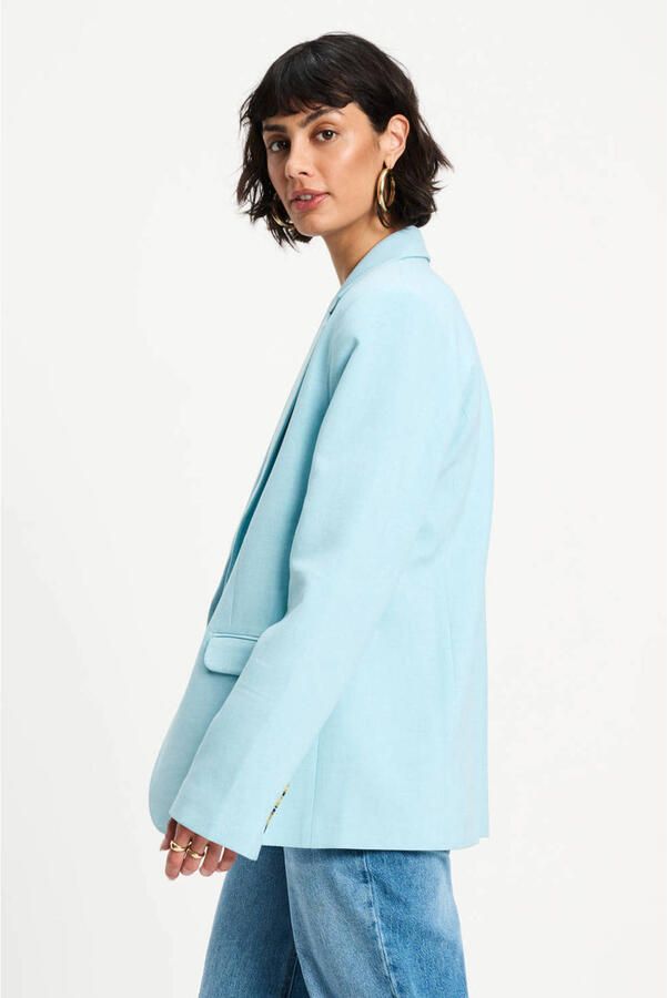 POM Amsterdam regular blazer lichtblauw - Foto 2