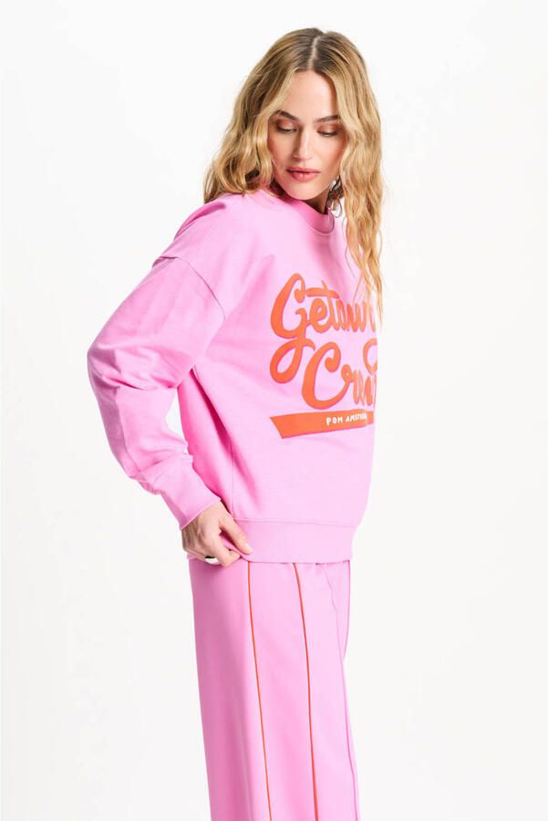 POM Amsterdam sweater roze - Foto 3