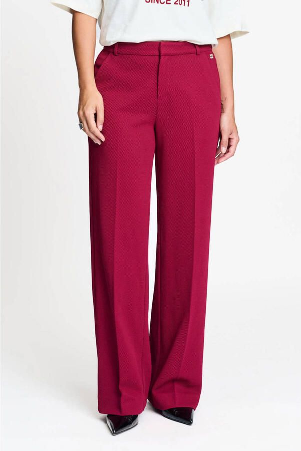 POM Amsterdam tapered broek fuchsia