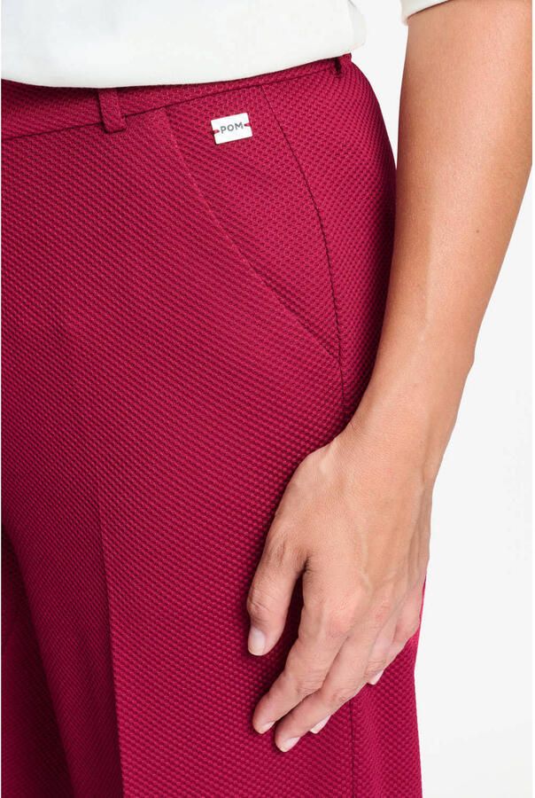POM Amsterdam tapered broek fuchsia - Foto 2