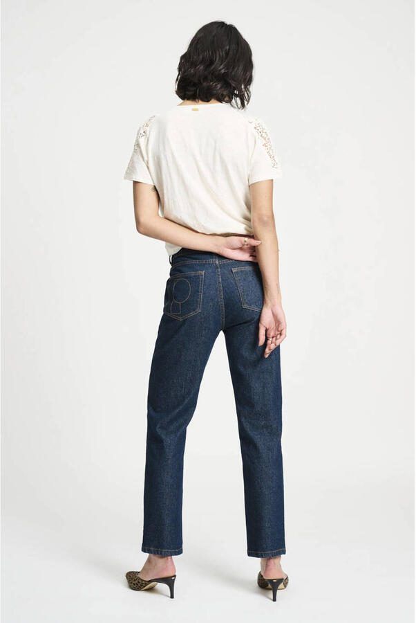 POM Amsterdam tapered jeans dark blue denim - Foto 3