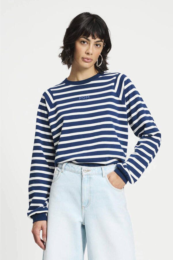 POM Amsterdam top donkerblauw