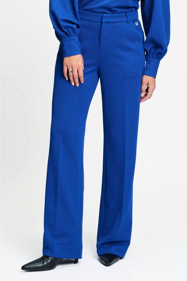 POM Amsterdam wide leg broek blauw
