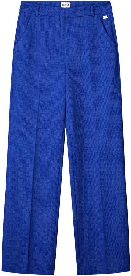 POM Amsterdam wide leg broek blauw - Foto 3