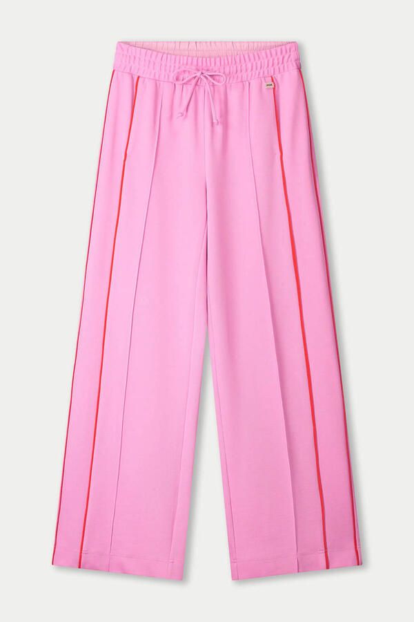 POM AMSTERDAM Dames Broeken Trackpants Colourblock Cheering Pink Roze - Foto 6