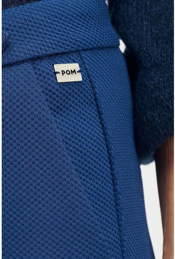 POM AMSTERDAM Dames Broeken Wide Leg Pants Sapphire Donkerblauw - Foto 3