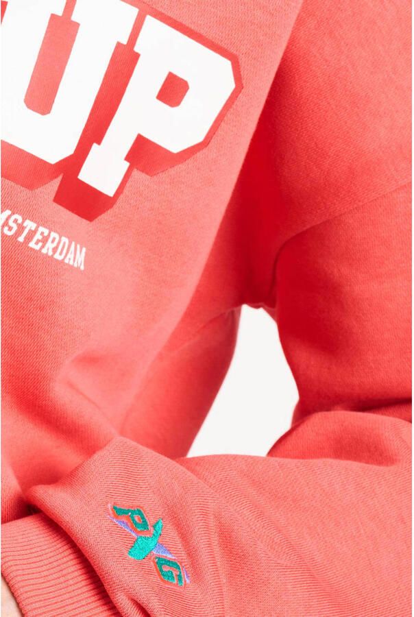 POM Amsterdam X Gwen van Poorten sweater oranje - Foto 3