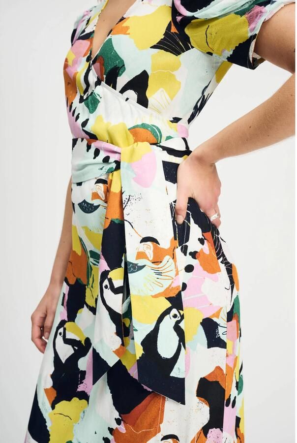 POM AMSTERDAM Dames Jurken Paradise Dress Multi - Foto 6