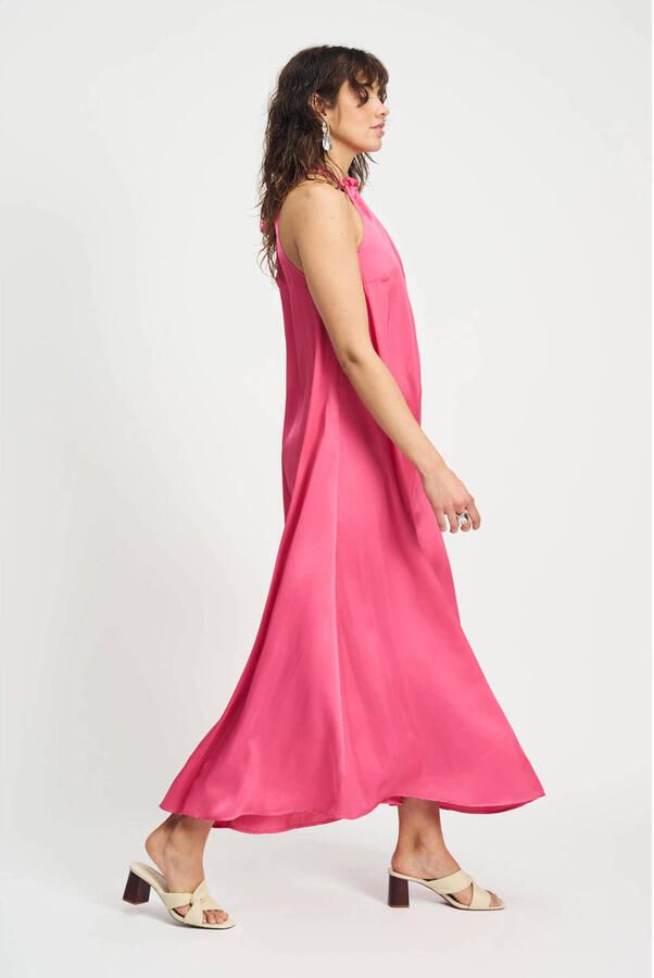 POM AMSTERDAM Dames Jurken Rasberry Dress Roze - Foto 6