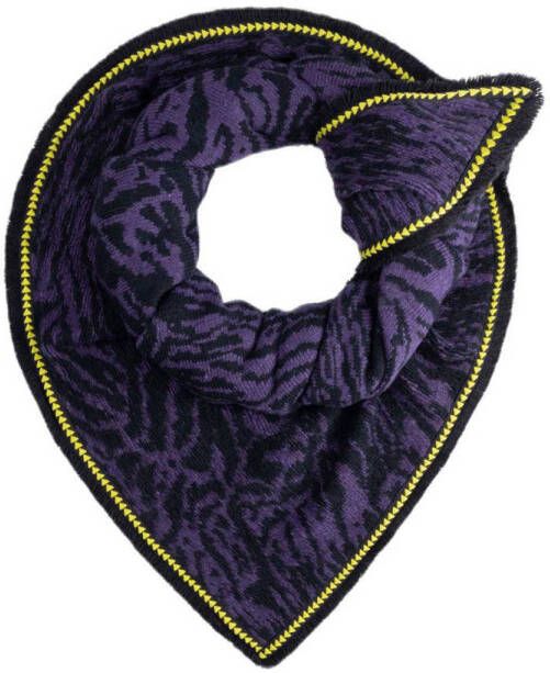 Pom Amsterdam Stijlvolle Sjaal voor Vrouwen Purple Dames
