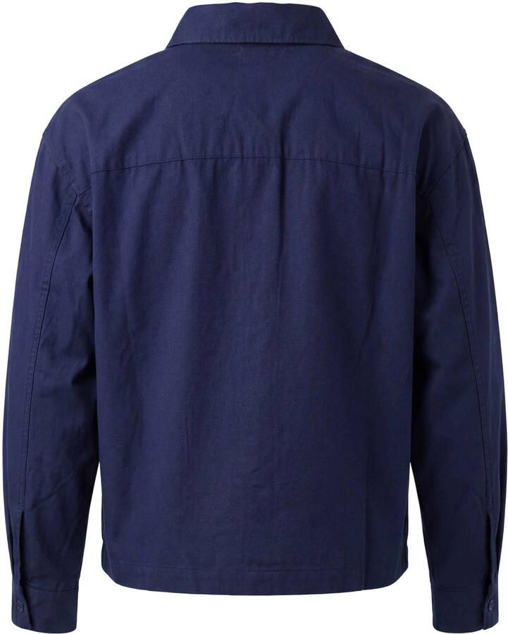 Poools blouse donkerblauw - Foto 2