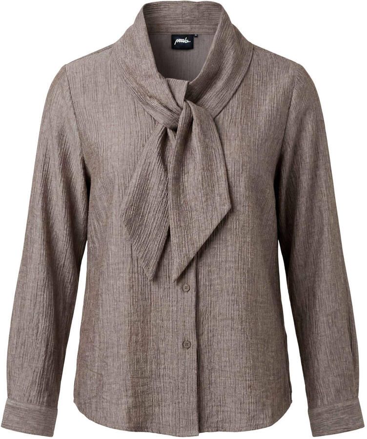 Poools blouse taupe