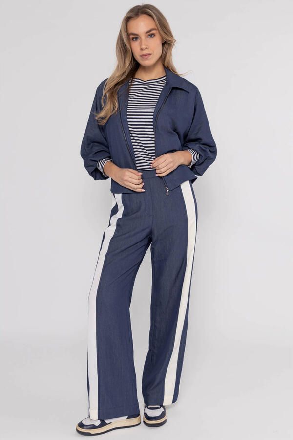 Poools jasje donkerblauw