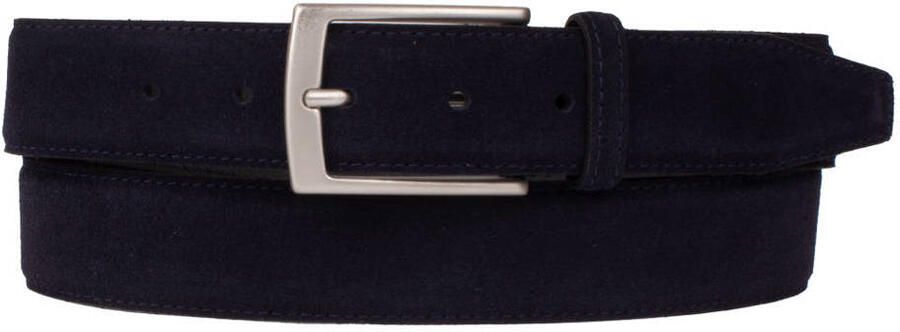 Presly & Sun leren riem donkerblauw