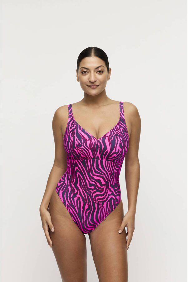 PrimaDonna badpak Malabo roze donkerblauw