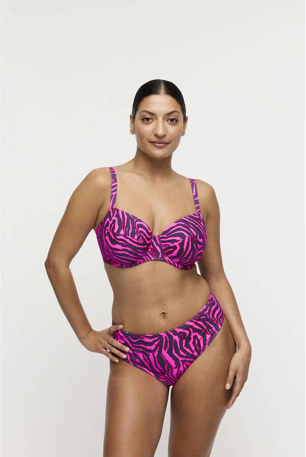 PrimaDonna bikinibroekje Malabo roze donkerblauw