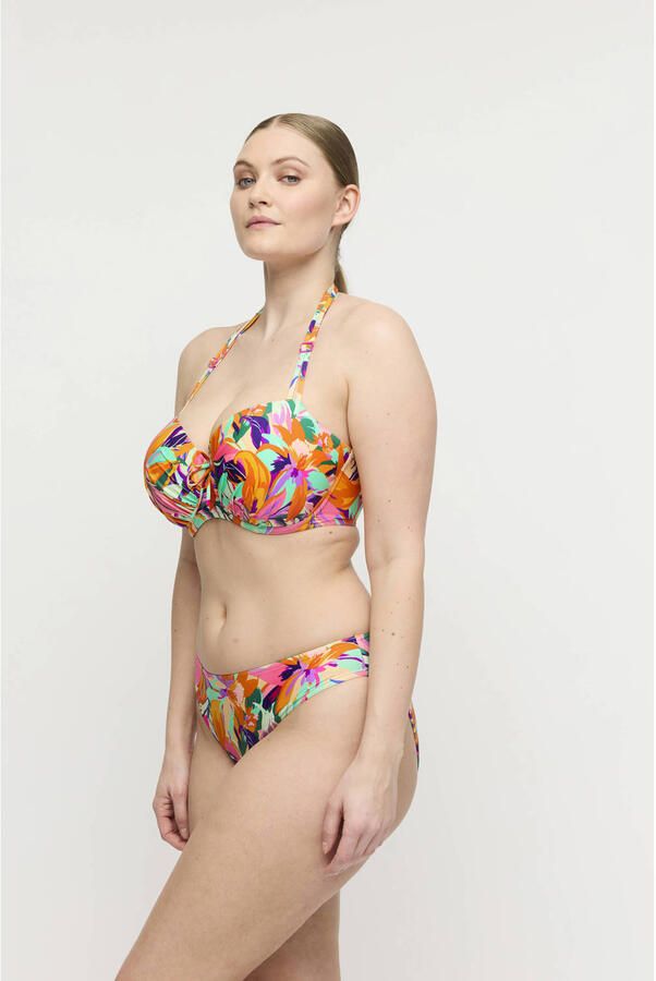 PrimaDonna bikinibroekje Varadeo rood oranje turquoise - Foto 2