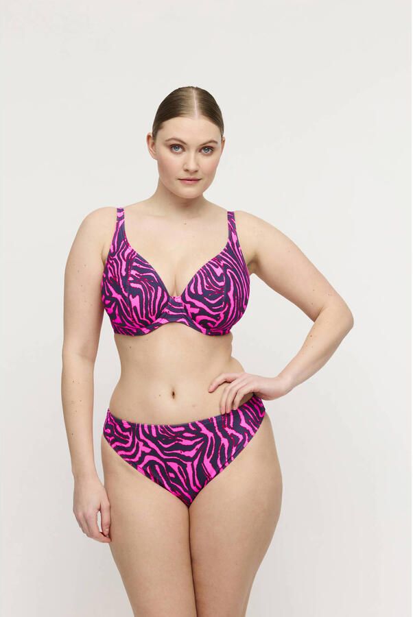 PrimaDonna brazilian bikinibroekje Malabo roze donkerblauw