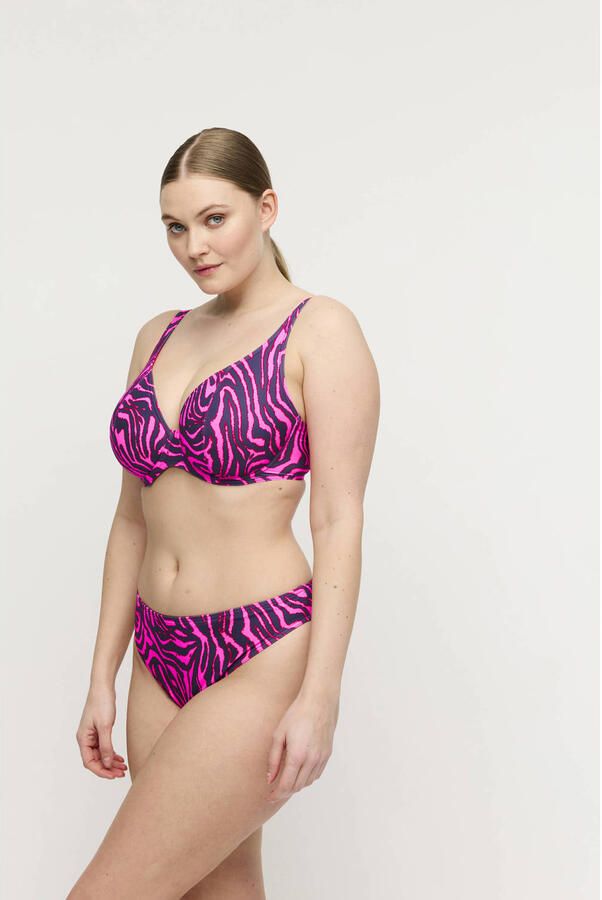 PrimaDonna brazilian bikinibroekje Malabo roze donkerblauw - Foto 2