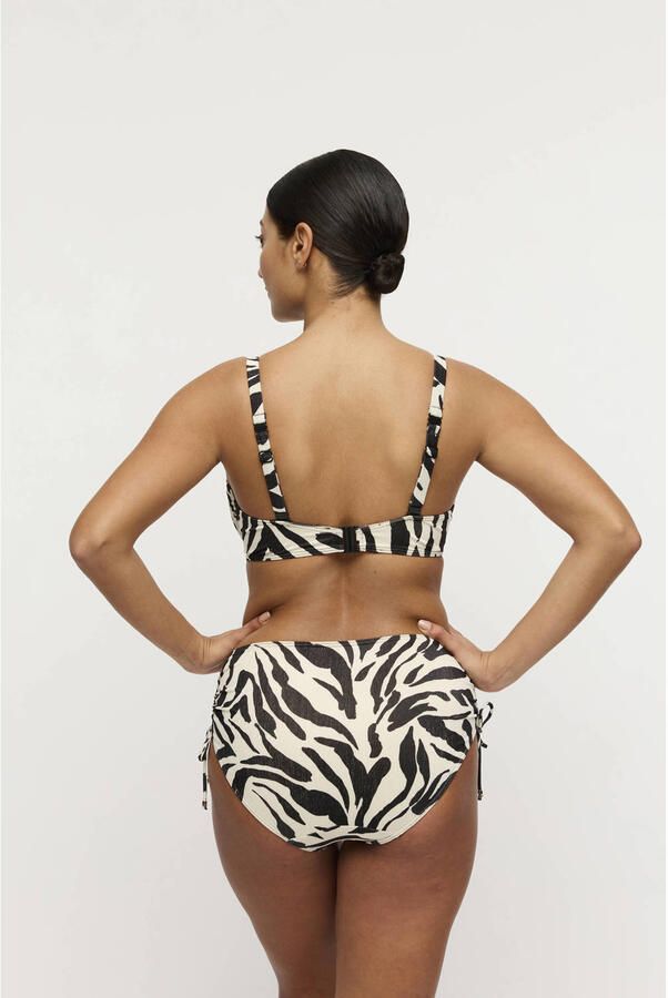 PrimaDonna high waist bikinibroekje Dalice wit zwart - Foto 2