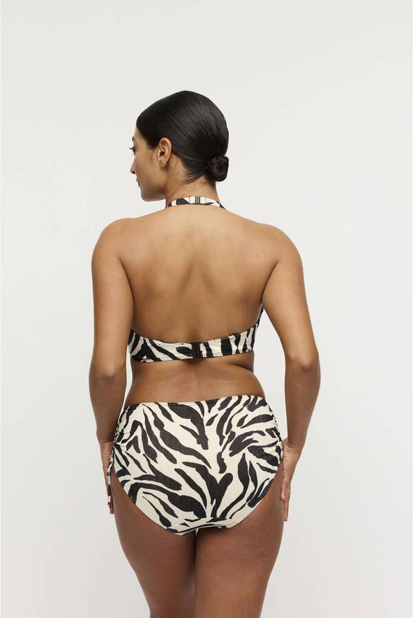 PrimaDonna high waist bikinibroekje Dalice wit zwart - Foto 3