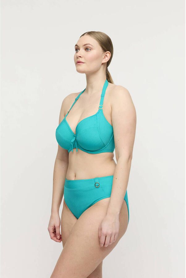 PrimaDonna Twist high waist bikinibroekje Delray turquoise - Foto 3