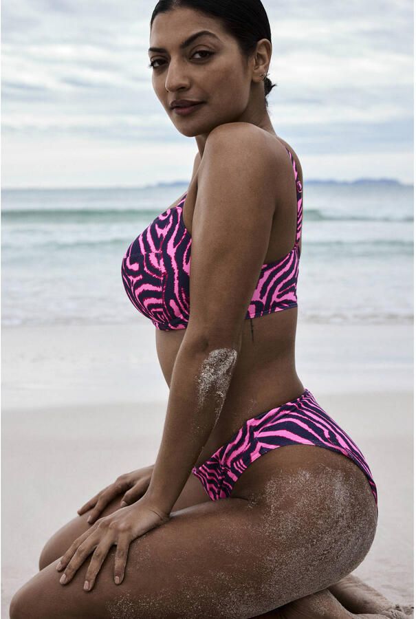 PrimaDonna niet-voorgevormde beugel bikinitop Malabo roze donkerblauw - Foto 2