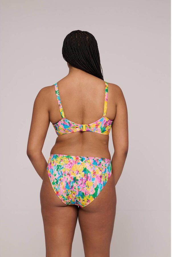 PrimaDonna niet-voorgevormde beugel bikinitop Ubud roze geel turquoise - Foto 3