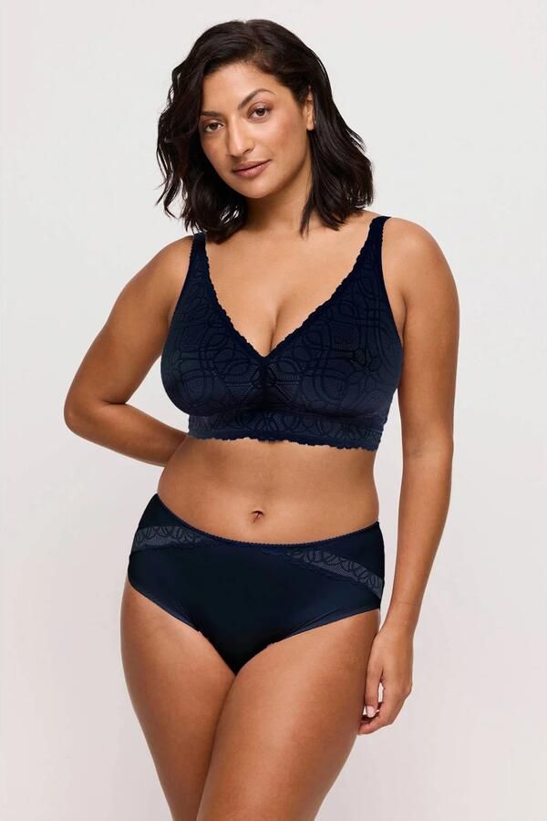 PrimaDonna niet-voorgevormde bh zonder beugel Salerno blauw