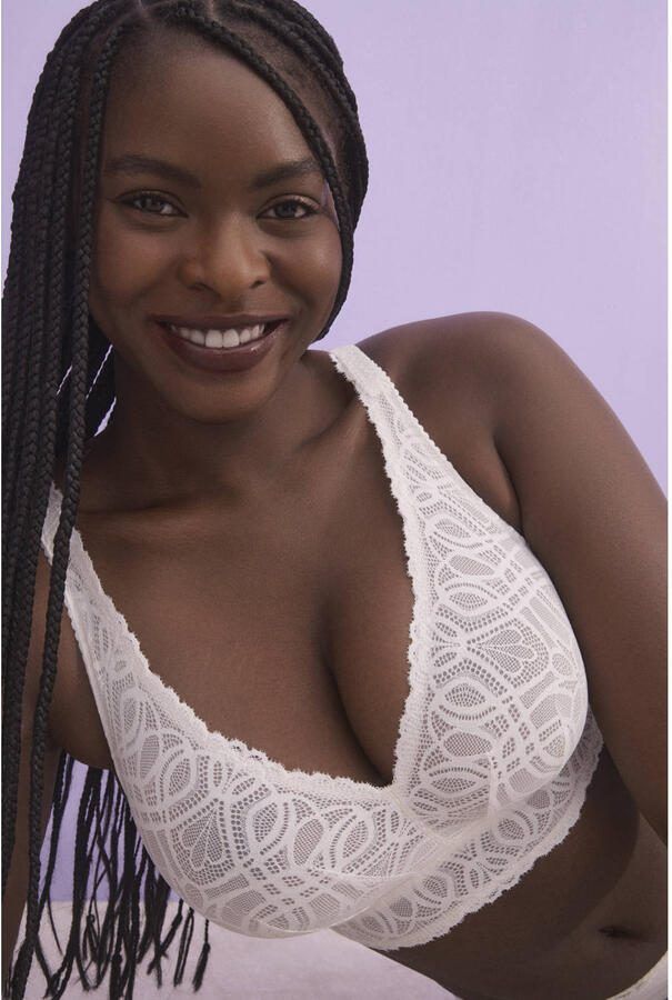 PrimaDonna niet-voorgevormde bralette Salerno gebroken wit