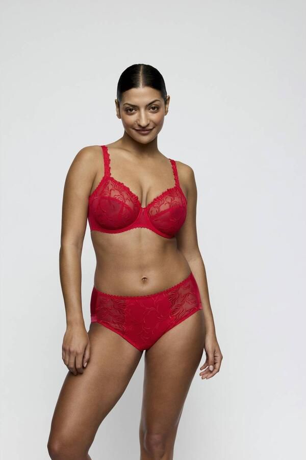 PrimaDonna Solisse niet-voorgevormde beugel-bh rood
