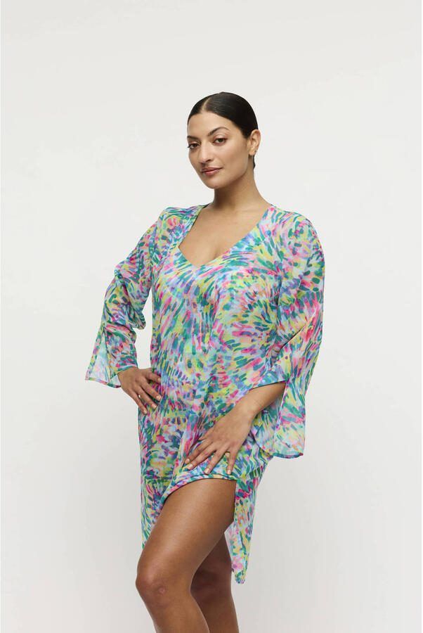 PrimaDonna strandtuniek Douala lichtblauw roze - Foto 3