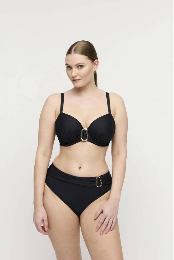 PrimaDonna Twist Uvita high waist bikinibroekje zwart