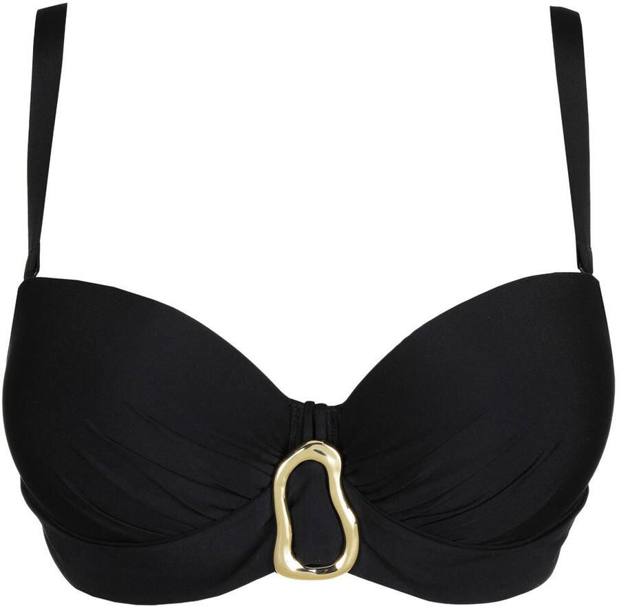 PrimaDonna Uvita voorgevormde strapless beugel bikinitop zwart