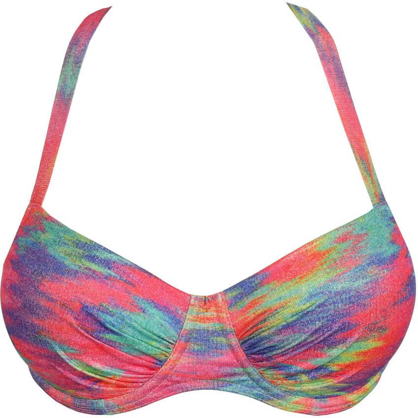 PrimaDonna voorgevormde beugel bikinitop Cairo met lurex fuchsia multi