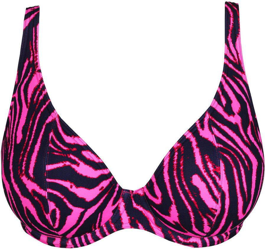 PrimaDonna voorgevormde beugel bikinitop Malabo roze donkerblauw