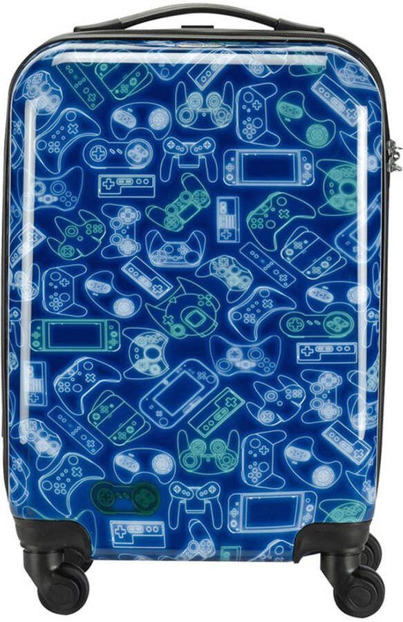 Princess Traveller trolley Kids 55 cm. blauw