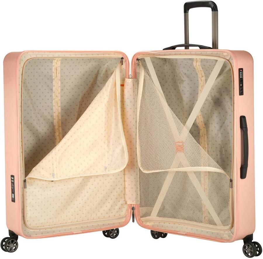Princess Traveller trolley PT-01 Deluxe 77 cm. lichtroze - Foto 2
