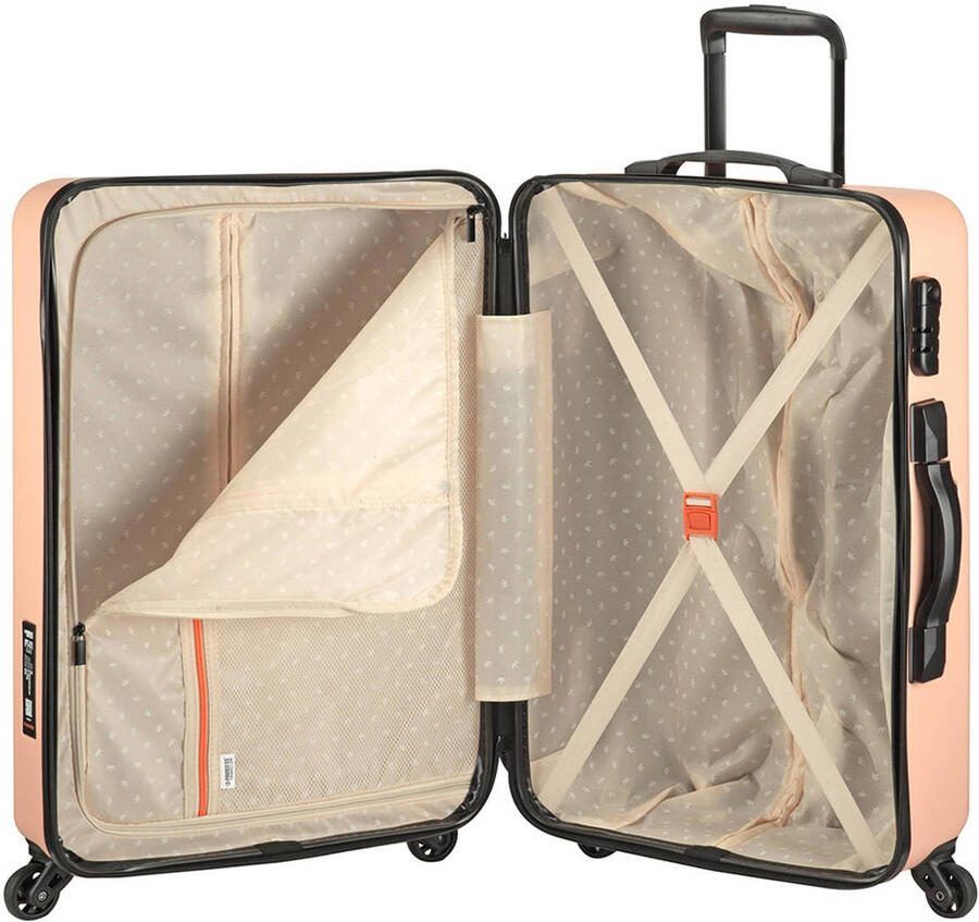 Princess Traveller trolley PT-01 met weegschaal 67 cm. lichtroze - Foto 2