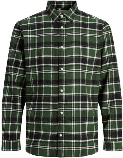 PRODUKT geruit slim fit overhemd PKTDEK HARRY groen