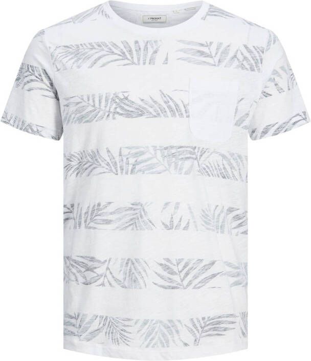 PRODUKT gestreept T-shirt PKTGMS wit