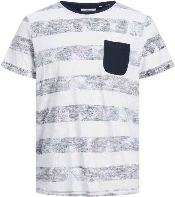 PRODUKT gestreept T-shirt PKTGMS wit