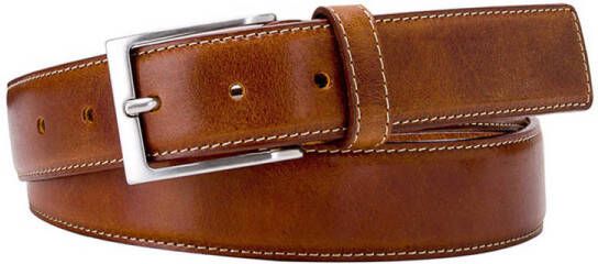 Profuomo leren riem cognac