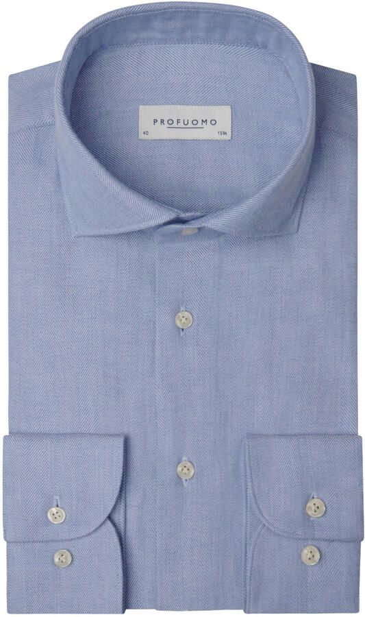 Profuomo CUTAWAY SF slim fit overhemd lichtblauw